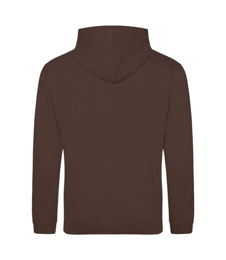 Awdis Unisex College Hooded Sweatshirt / Hoodie (Hot Chocolate) - UTRW164