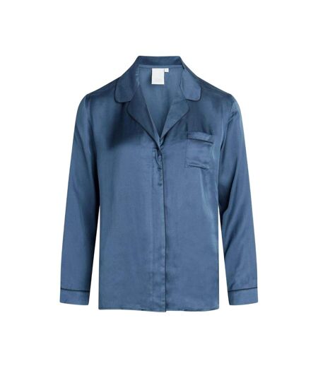 Womens/ladies Josephine Pyjama Top Ensign Blue CCDK Copenhagen