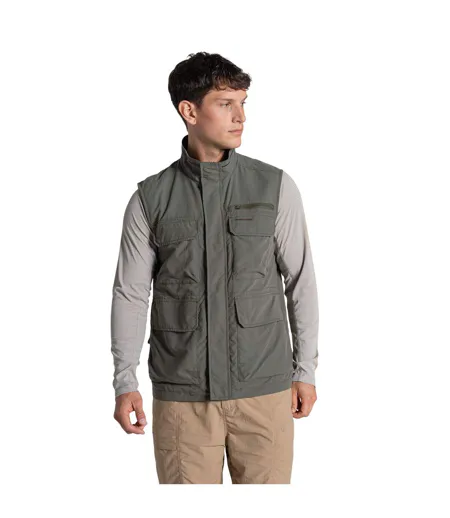 Veste Sans Manches Adventure Homme Sauge Foncé Craghoppers