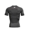 Under Armour Mens Short-Sleeved Compression Shirt (Carbon Heather/Black)