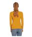 Pull femme manches longues fin - Col roulé - Couleur jaune