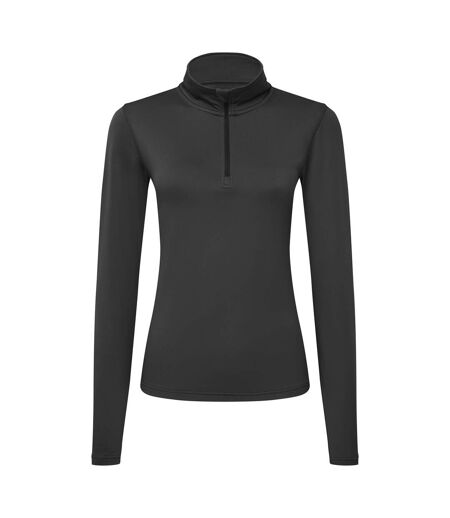 Haut De Sport Manches Longues Sport Femme Anthracite Noir TriDri