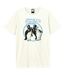 T-shirt Penguins Adulte Vieux Blanc Amplified-1