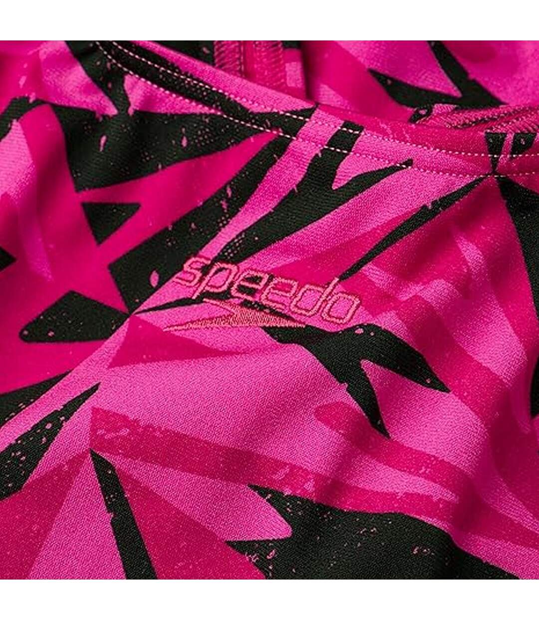 Maillot De Bain 1 Pièce Motif/style Géométrique Hyperboom Femme Noir Rose Abstrait Speedo-4