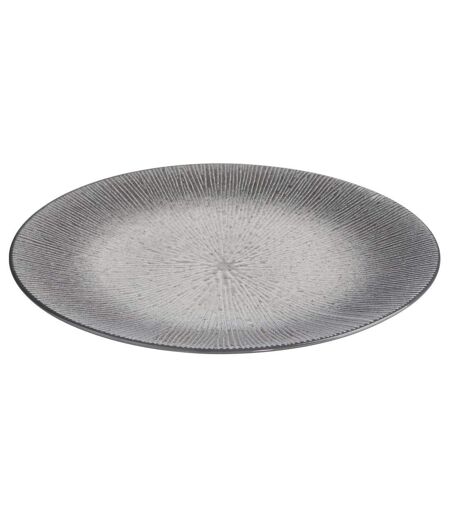 Lot de 6 Assiettes Plates Atelier 27cm Gris