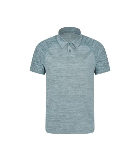 Polo Chiné Manches Courtes Nova Homme Bleu Mountain Warehouse