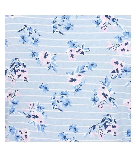 Womens/ladies Meadow Floral T-shirt Meadow Lazy Jacks