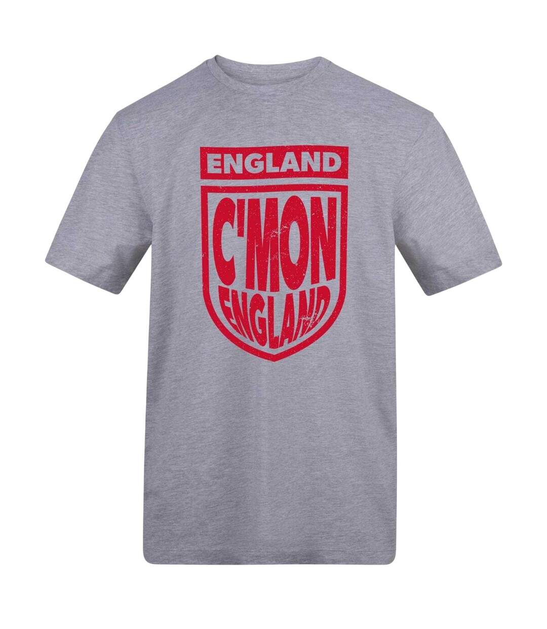 Mens World Cup Cmon England T-shirt Grey AWD-1