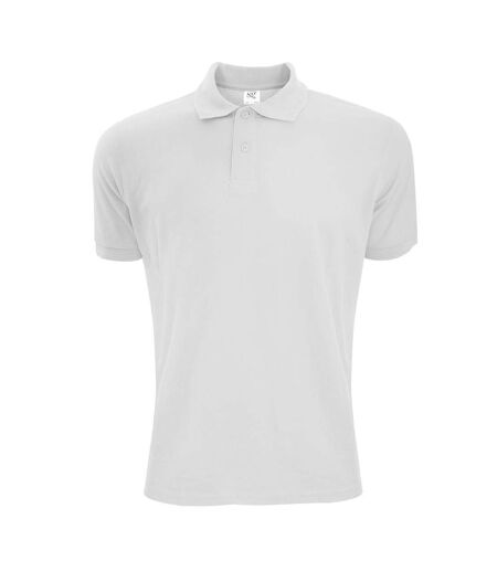 Polo À Manches Courtes Homme Blanc SG