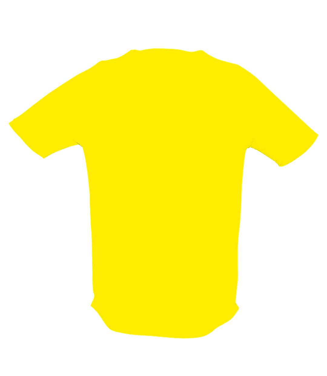 SOLS Mens Sporty Short Sleeve Performance T-Shirt (Lemon) - UTPC303