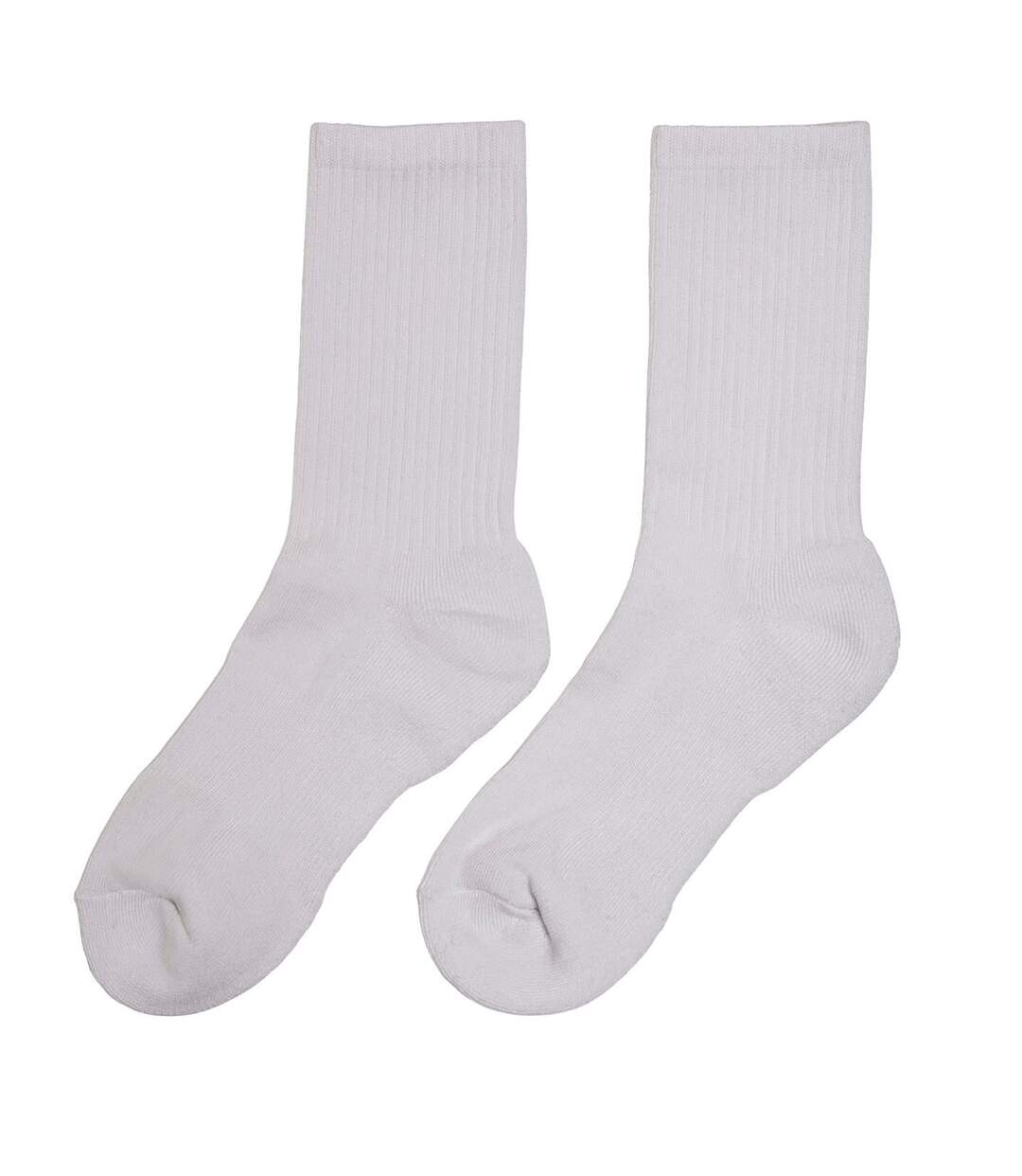 Chaussettes adulte blanc Build Your Brand-1