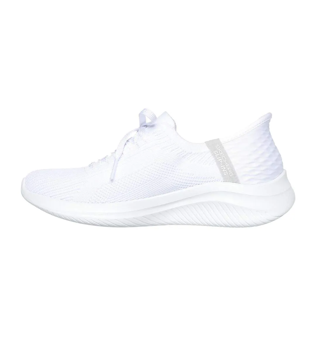Chaussures Ultra Flex 3.0 Femme Blanc Gris Clair Skechers-2
