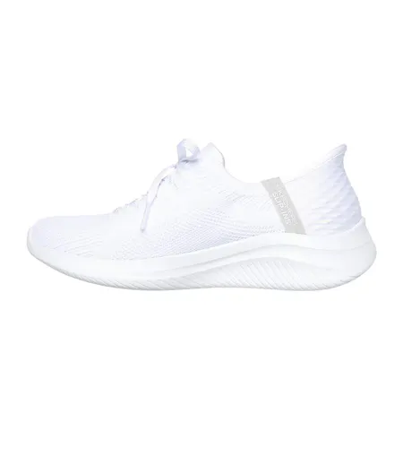 Chaussures Ultra Flex 3.0 Femme Blanc Gris Clair Skechers