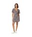 Womens/ladies ditsy print empire seam mini dress multicoloured Dorothy Perkins-4