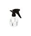 Bouteille Spray Cheveux 17cm Noir & Transparent-1