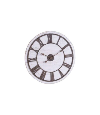 Hill Interiors Rustic Wall Clock (Rust) (One Size) - UTHI3847