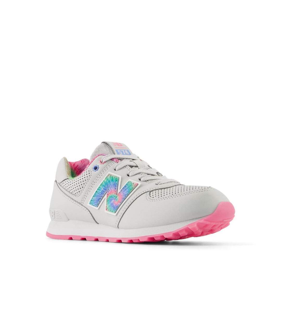 Baskets Motif/style Tie-dye Femme Gris New Balance-2