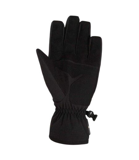 Unisex Adult Wind Resistant Plain Ski Gloves Black Pretty Green