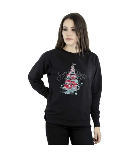Disney Sweat Womens/Ladies The Nightmare Before Christmas Scary & Bright Sweatshirt (Noir) - UTBI32002