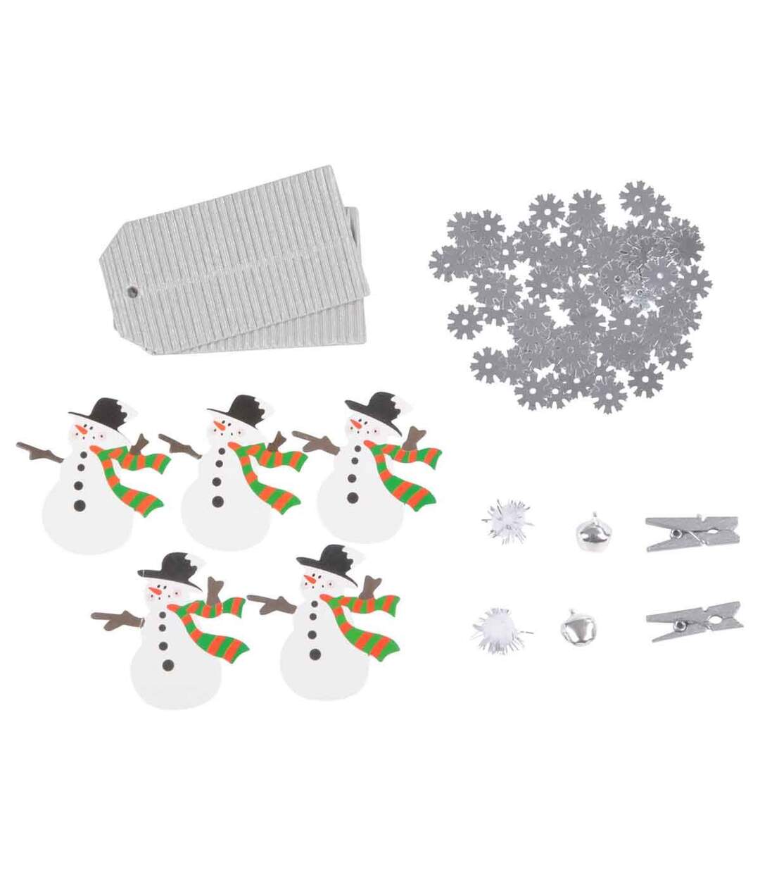 Set Papeterie Noël 20 Pièces Christmas 16cm Argent-1