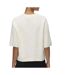 Pull manches courtes beige femme vero moda boom-2