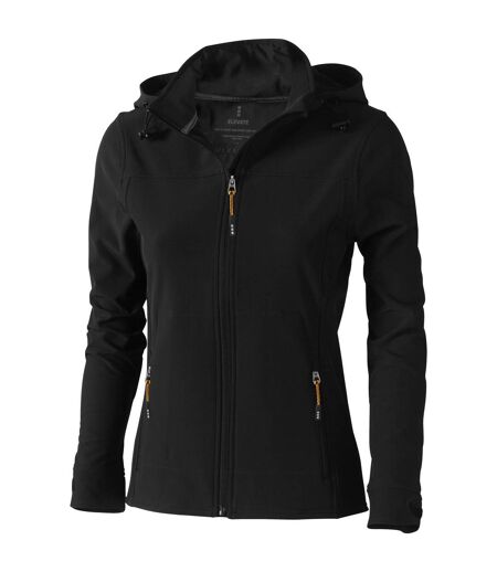 Elevate Womens/Ladies Langley Softshell Jacket (Solid Black) - UTPF1908