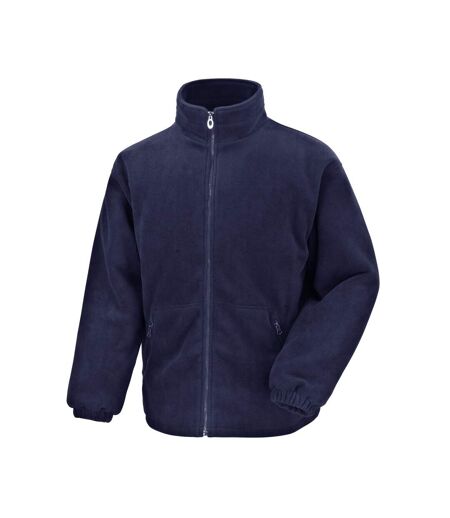 Result Core Mens Polartherm Fleece Jacket (Navy Blue)