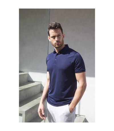 Henbury Mens Stretch Microfine Pique Polo Shirt (Navy) - UTPC2951