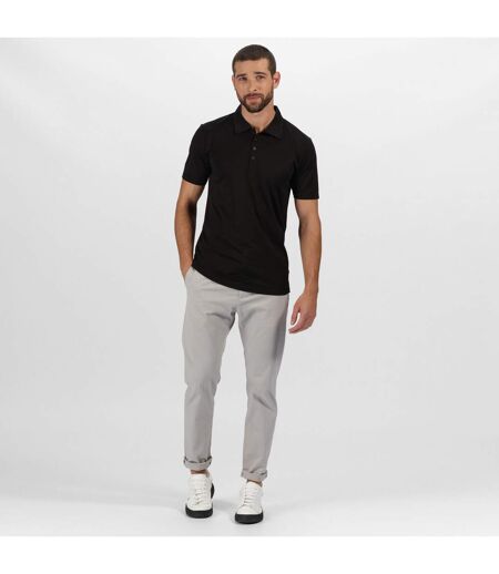 Mens Recycled Polo Shirt Black Regatta Professional