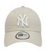 Mens 9twenty League Essentials New York Yankees Baseball Cap Beige New Era-1