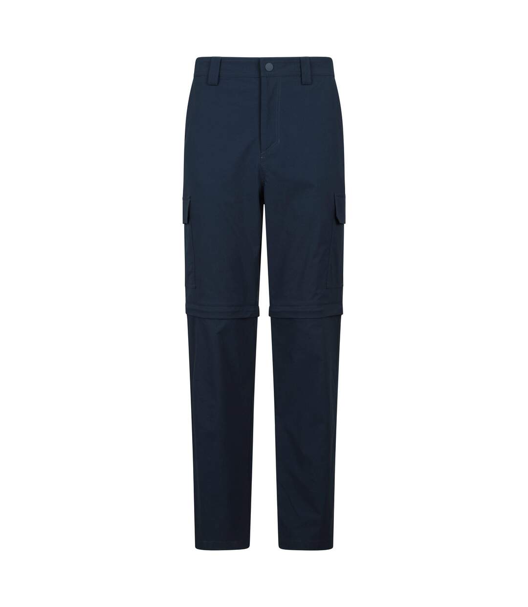 Pantalon Uni Et Extensible 2-en-1 Delta Homme Bleu Marine Mountain Warehouse-1