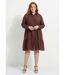 Robe chemisier volantée, inspiration folk-1