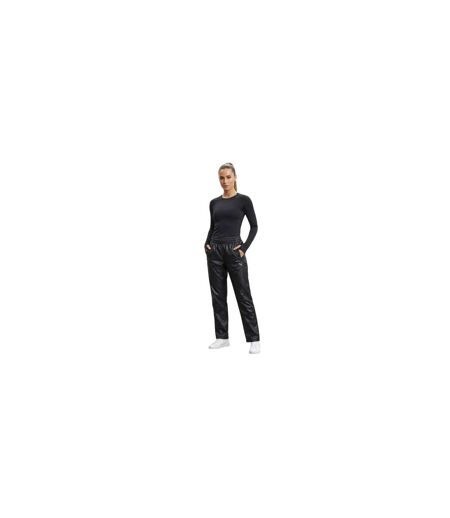 Womens/ladies Fleece Lined Jogging Bottoms Black Puma