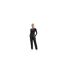 Womens/ladies Fleece Lined Jogging Bottoms Black Puma-1