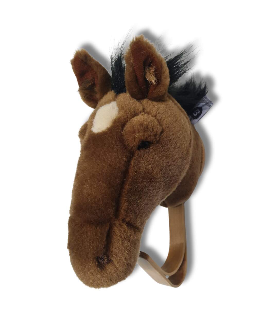 Patères petites têtes collection SOFT ANIMALS Basse-cour Cheval marron-1