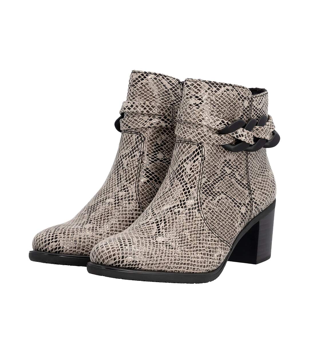 Bottine Cuir Rieker Microstretch-3