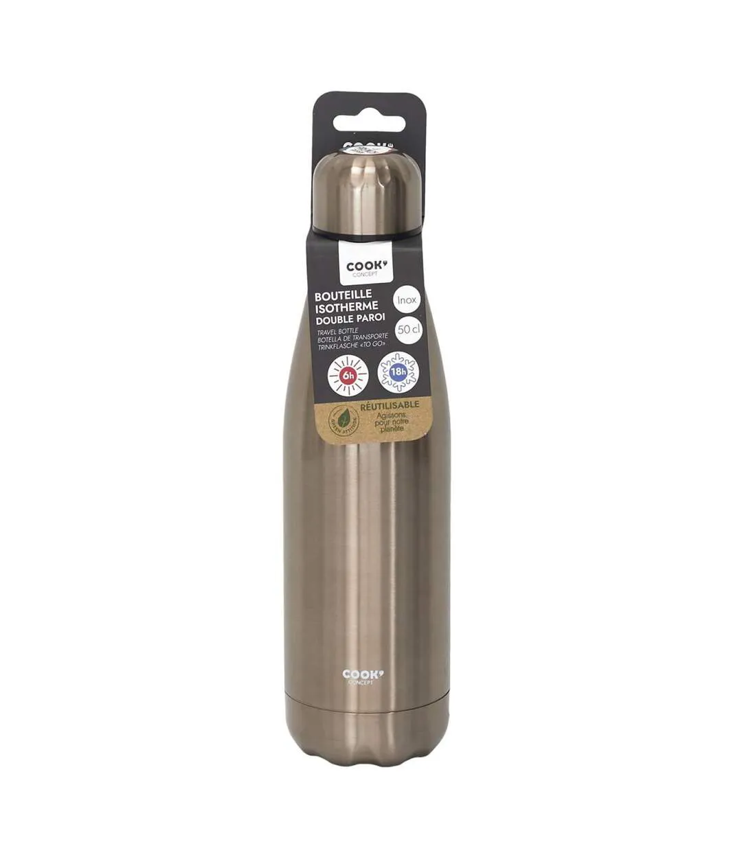 Bouteille Isotherme Transport 50cl Rose-4