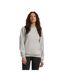Sweat À Capuche Femme Gris Chiné Build Your Brand-3