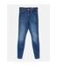 Womens/ladies 5 Pockets Skinny Jeans Medium Black Vero Moda-1