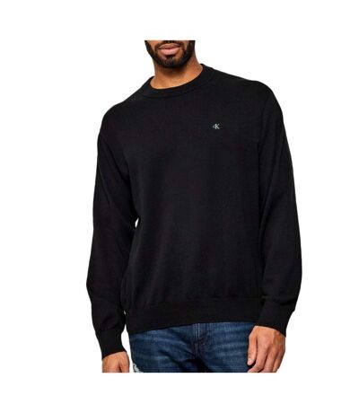 Sweat noir homme calvin klein jeans easy - l