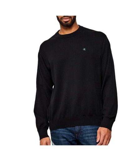 Sweat noir homme calvin klein jeans easy - l