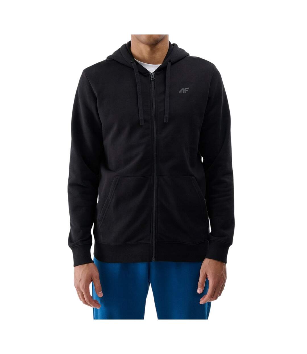 Veste À Capuche Wmm00tswsm1768 Homme Noir 4F-1