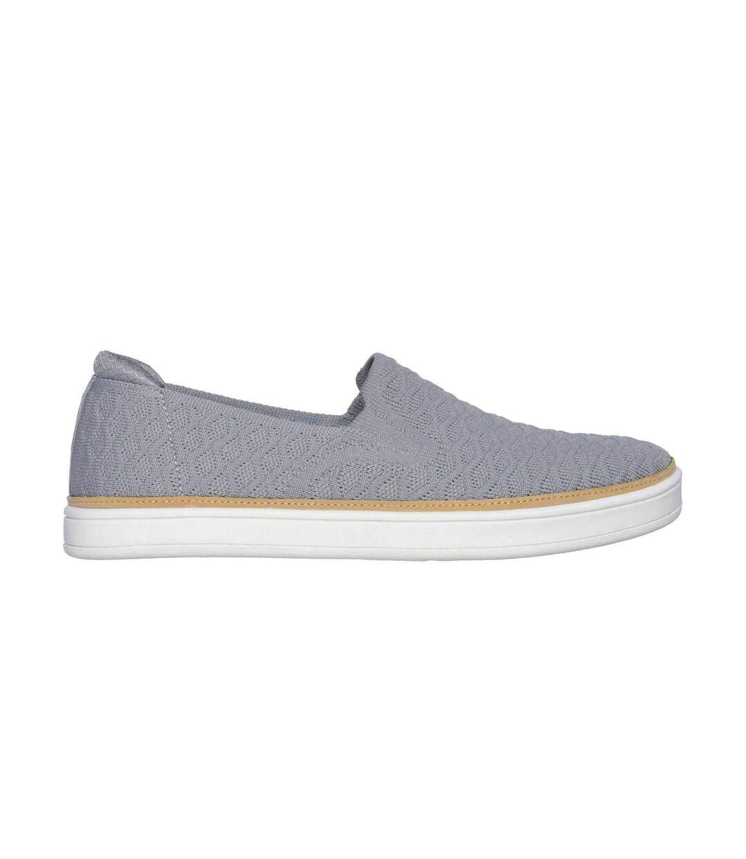 Mocassins Motif/style Texturé Coast Drive Femme Gris Skechers-3