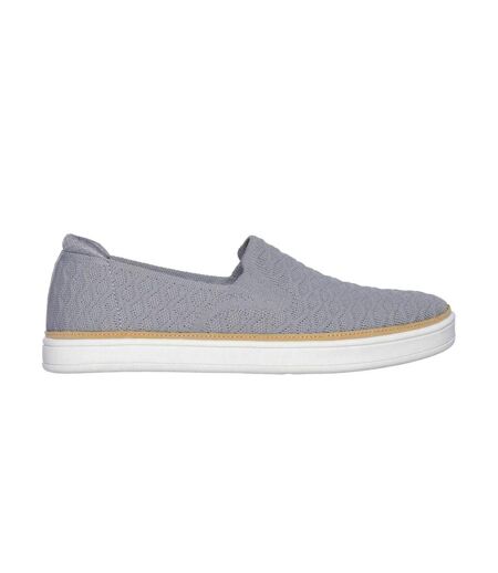 Mocassins Motif/style Texturé Coast Drive Femme Gris Skechers