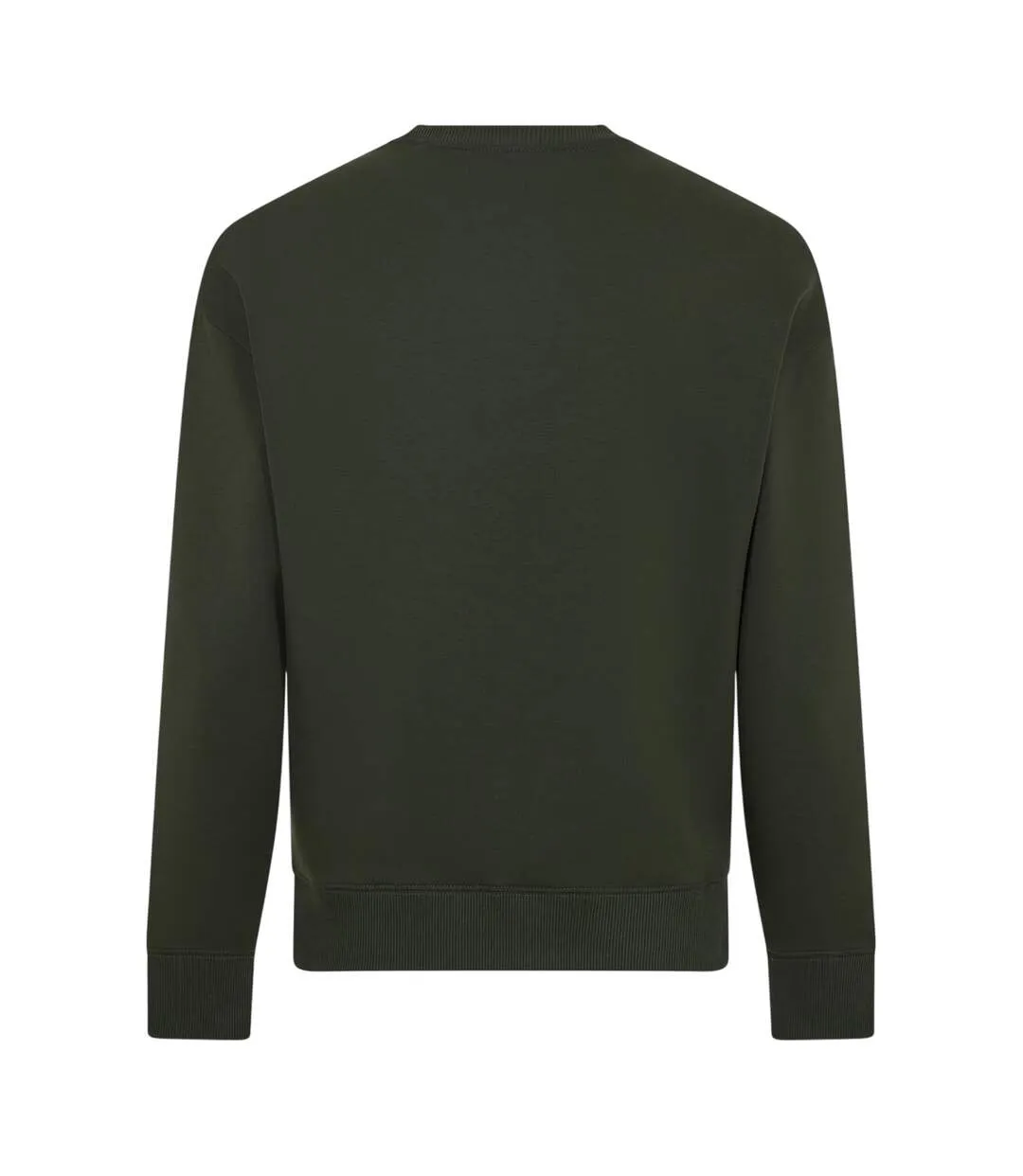 Mens Dettil Crew Neck Sweatshirt Dark Green Hugo-2