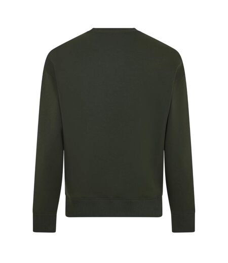 Mens Dettil Crew Neck Sweatshirt Dark Green Hugo