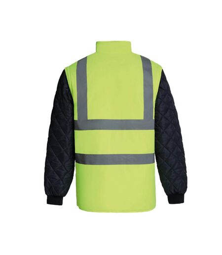 Doudoune homme jaune fluo Yoko