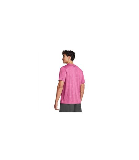 Mens Geotessa T-shirt Pink Under Armour