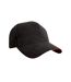 Casquette De Baseball Noir Rouge Result Headwear-1