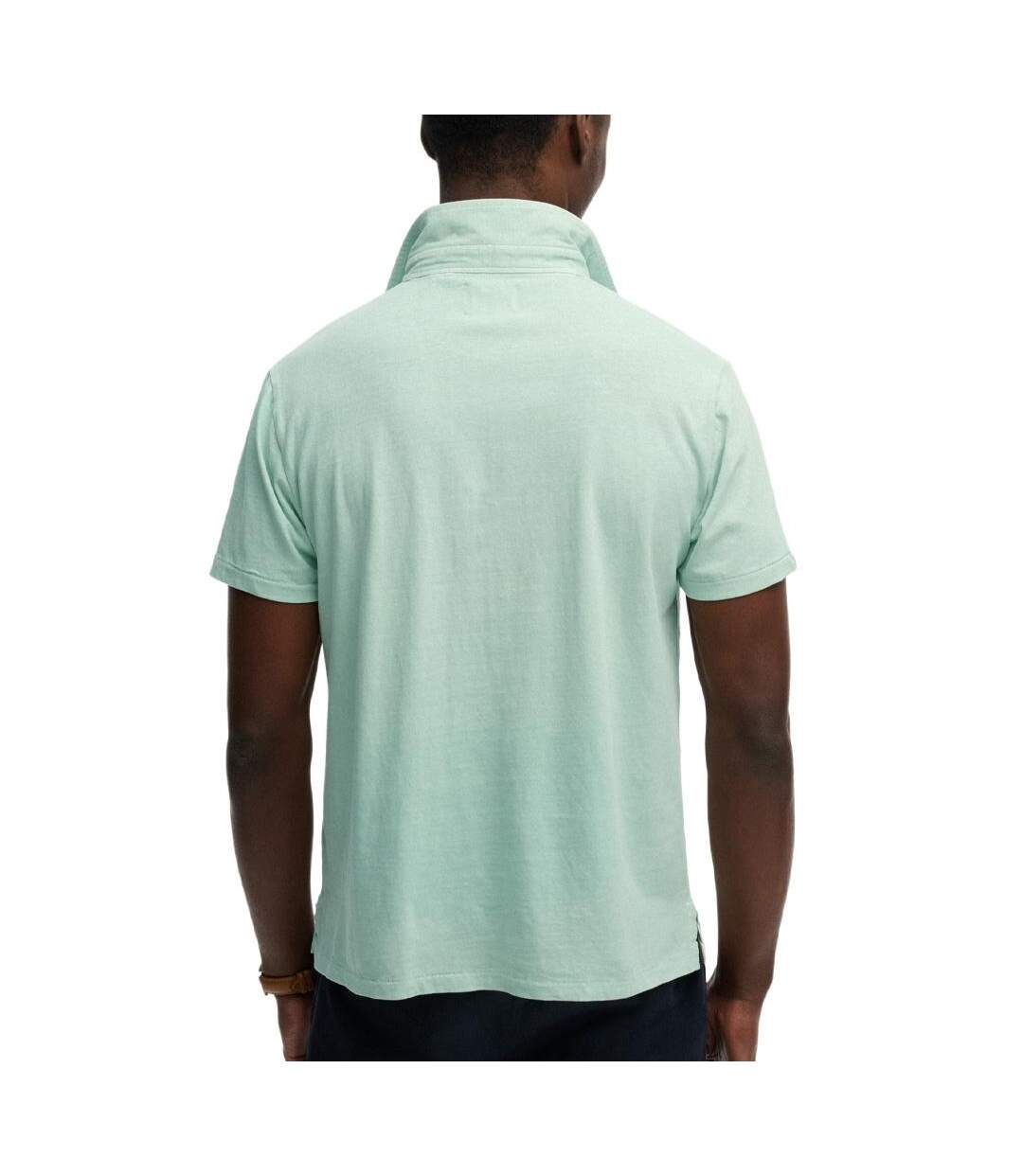 Polo vert homme superdry classic-2